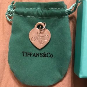 Tiffany & Co sterling silver Mom heart